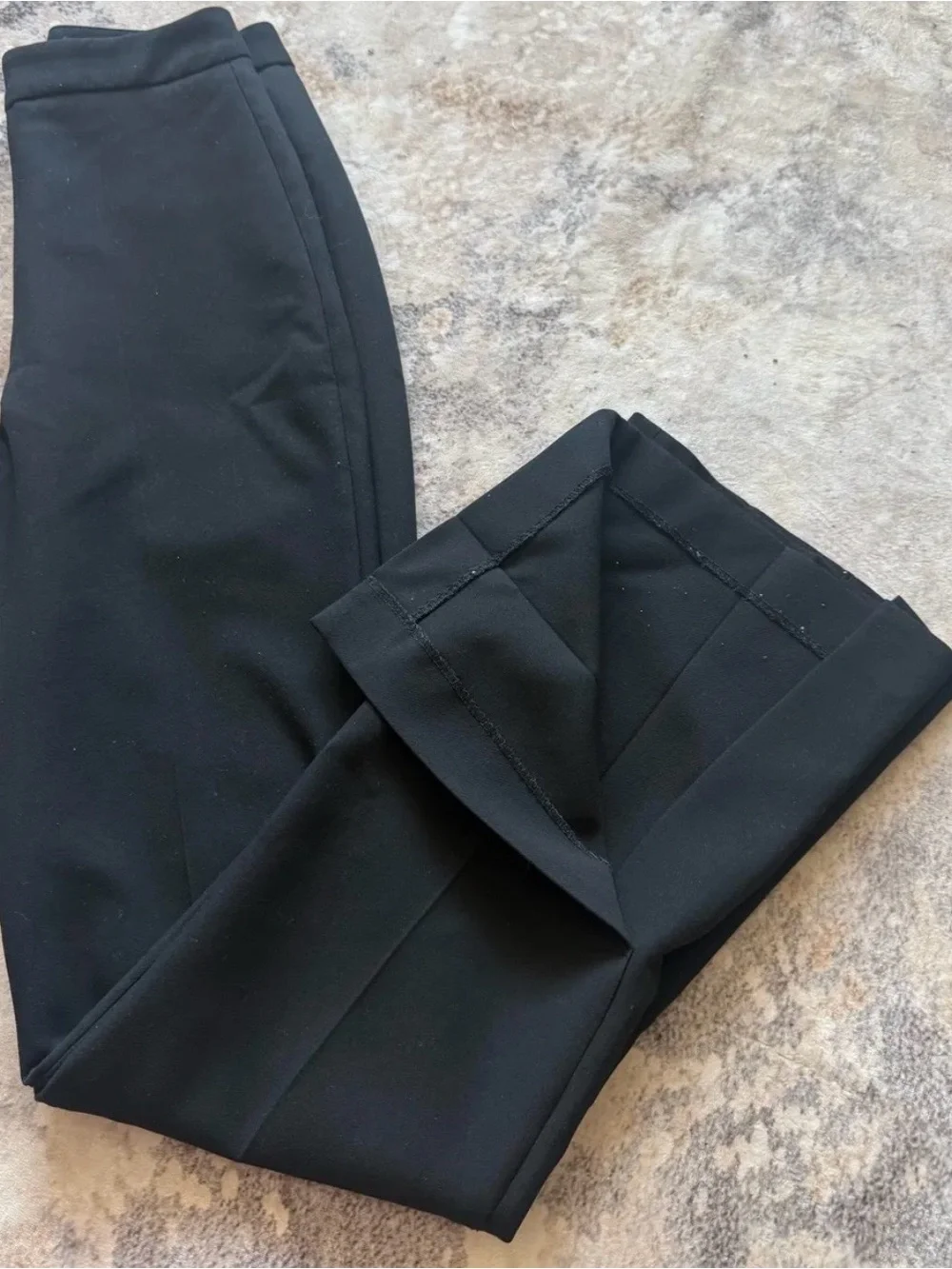 Zara Black Flared Tailored Pants